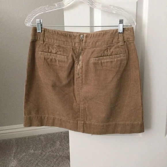 LOFT Tan Corduroy Skirt | Size 6 - Picture 2 of 6